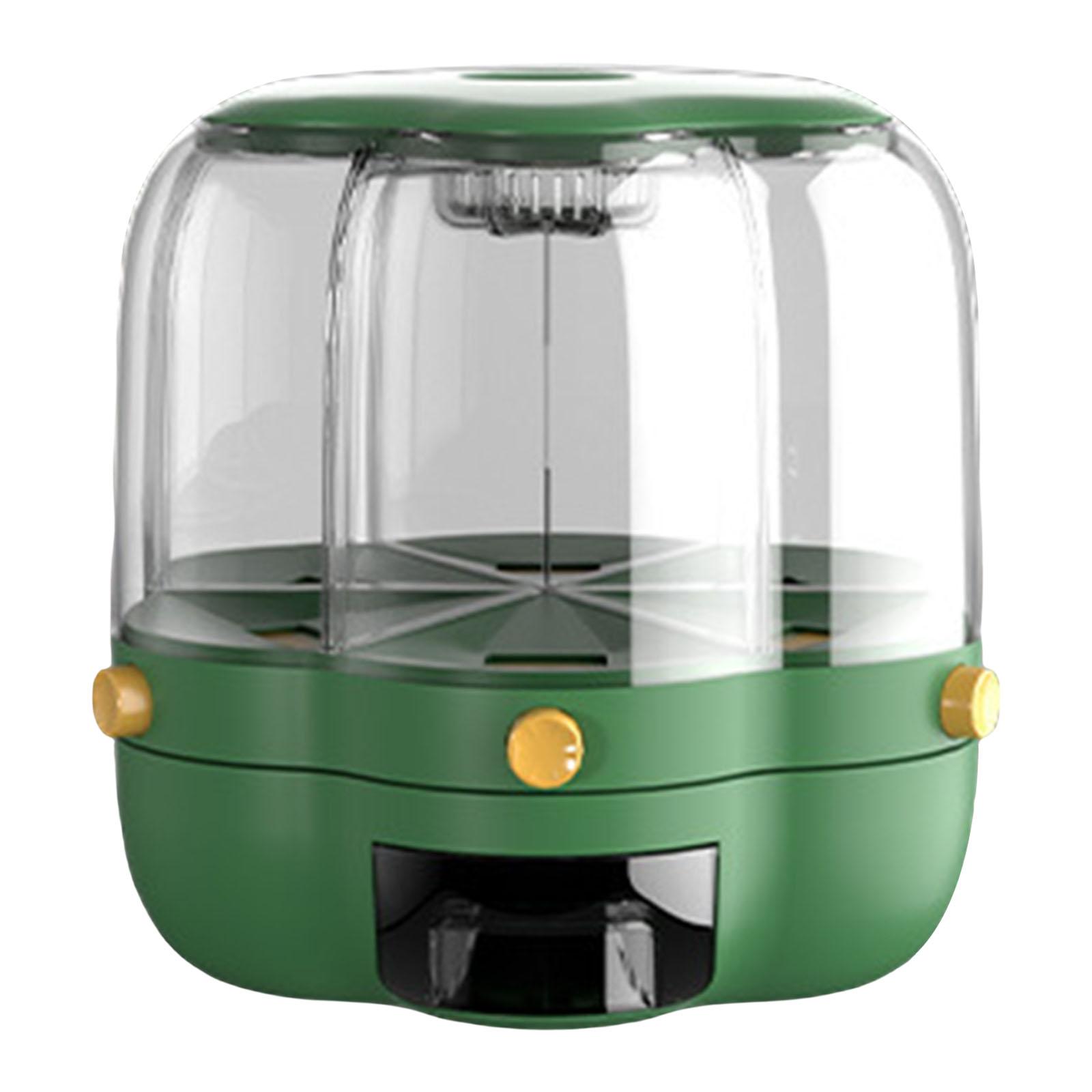 Kitchen Baking Organization - Dispenser Sereal Putar, Wadah Beras, Kotak