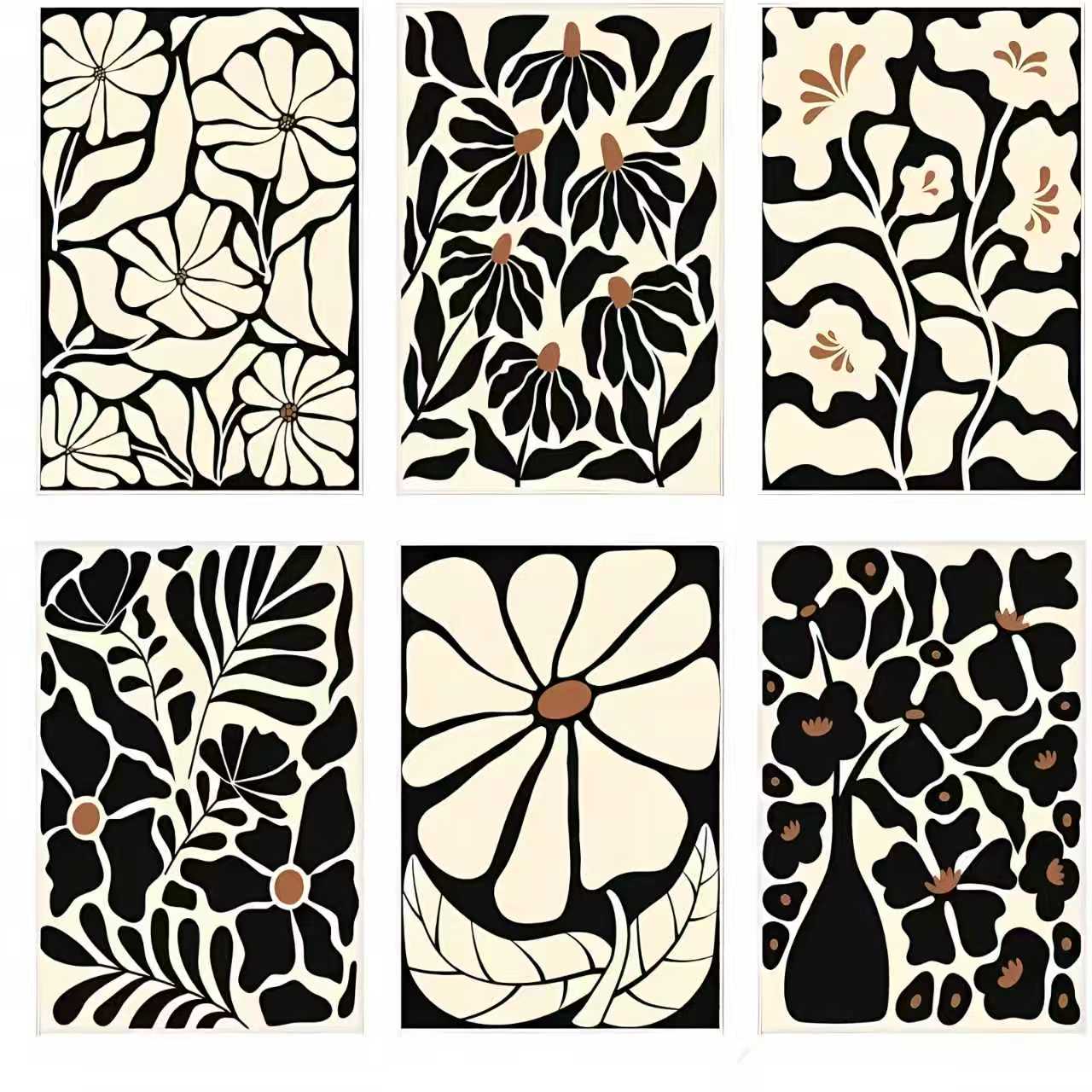 Kitchen Baking Necessities - 6 Buah, Handuk Dapur Bermotif Bunga