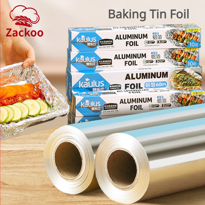 Kitchen Paper For Baking - Zacwoo 10/20/40M Aluminium Foil untuk Baking