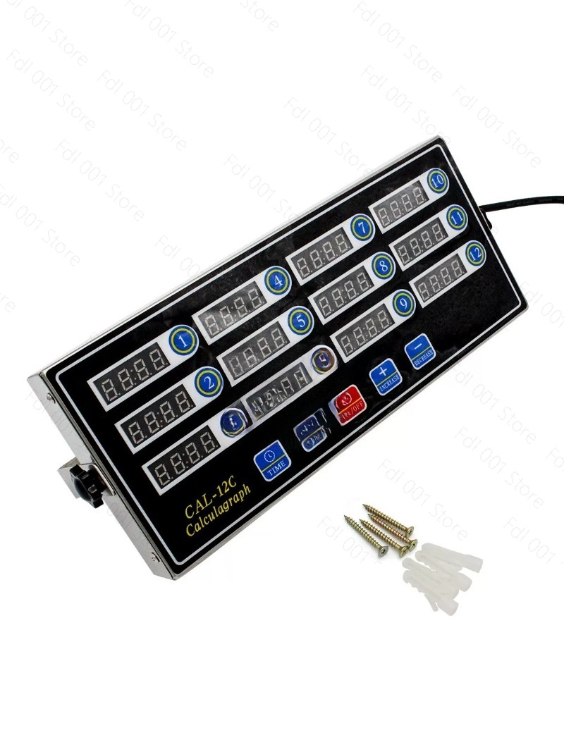 Kitchen And Baking Equipment - Timer Dapur Komersial 12 Saluran Pengingat
