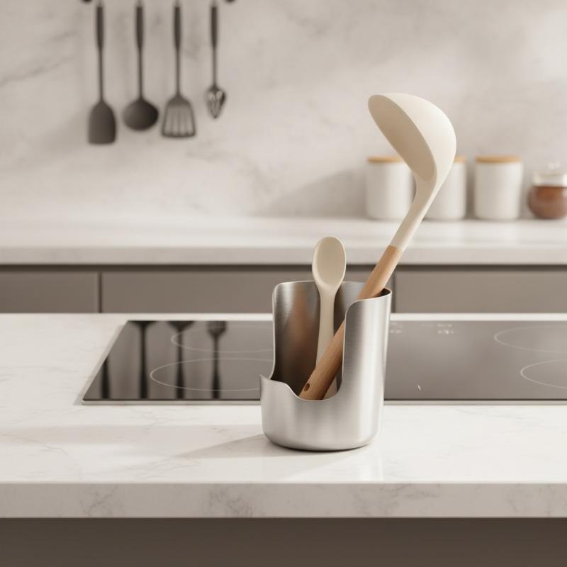 Kitchen Baking Organization - Rak Penyangga Peralatan Masak 2-in-1 dari