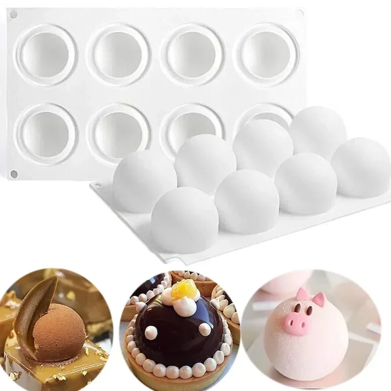 Kitchen Baking Store - Cetakan silikon bola 3D untuk kue