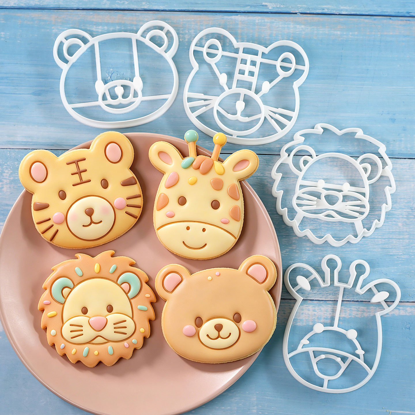 Kitchen Baking Items - 4 Buah Set Pemotong Kue Bentuk
