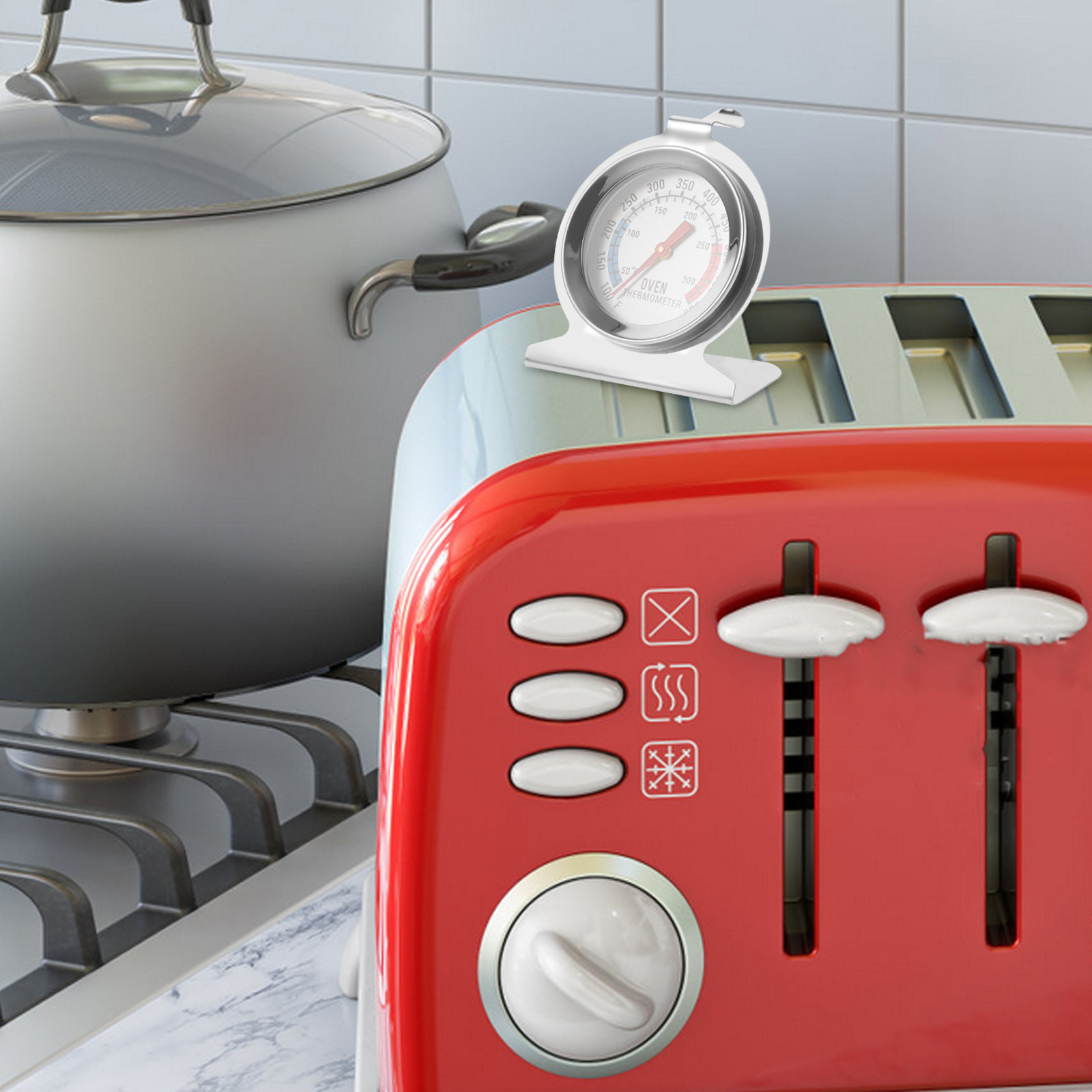 Kitchen Baking Oven - 2Pcs Termometer Oven Stainless Steel Multi-Fungsi