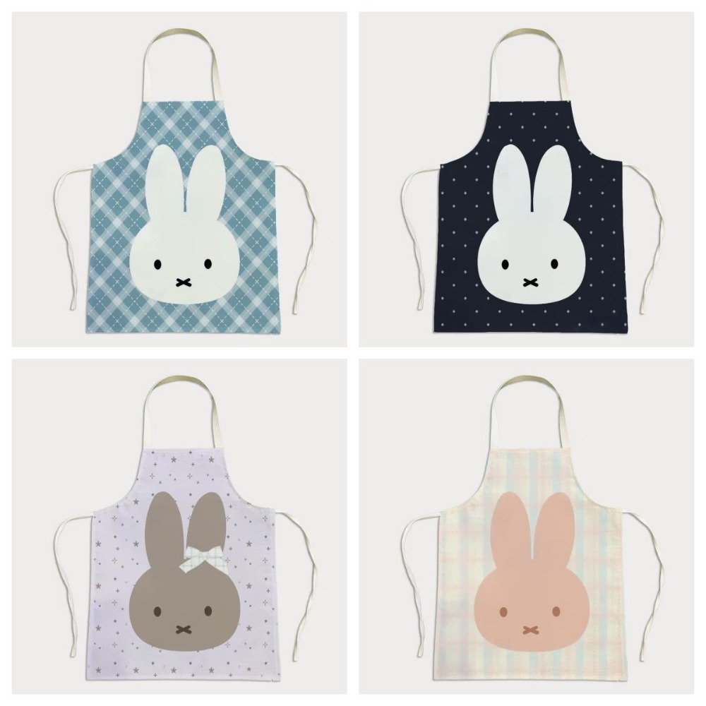 Kitchen Baking Store - Miffy Kawaii Apron Kain Tahan Air
