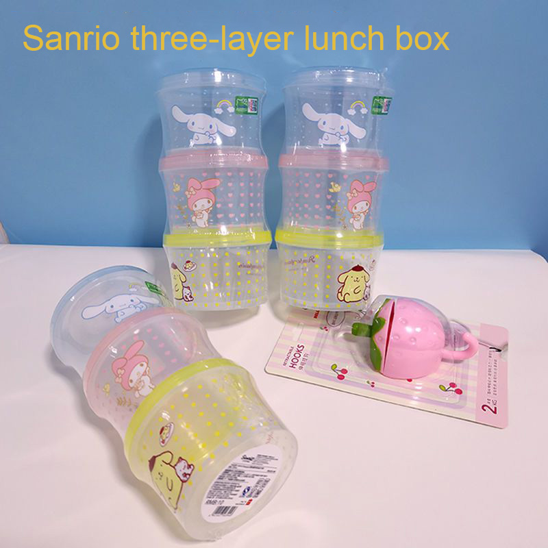 Kitchen Baking Gifts - Set Kotak Bento Kitty 3 Buah