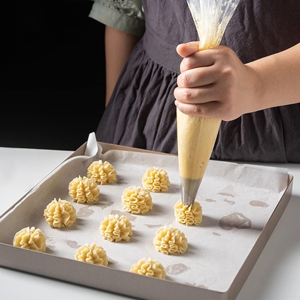 100Pcs Kantong Kue Sekali Paka - Piping Bag Disposable ulasan dan harga