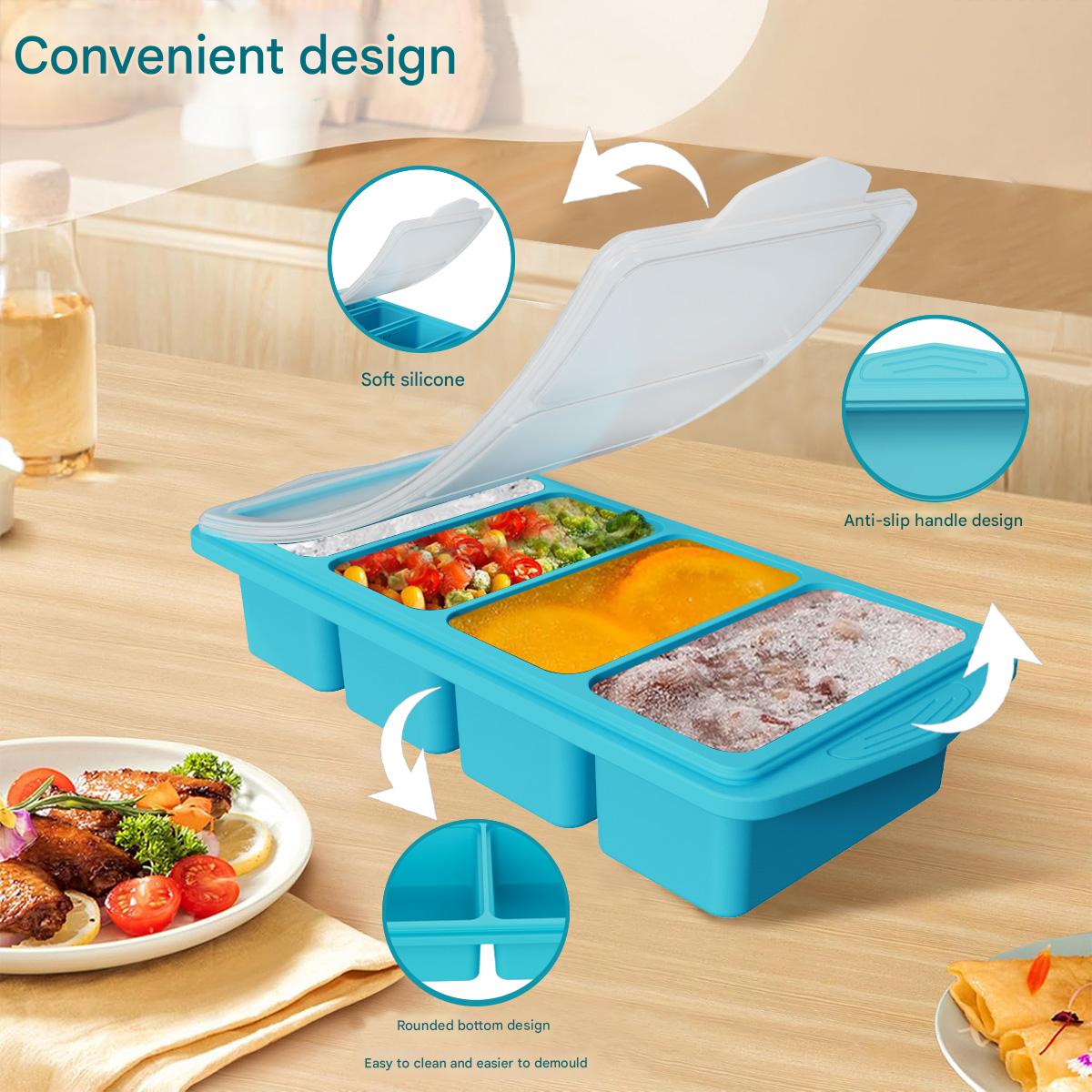 Cetakan Es Batu Silikon Besar  - Kitchen Baking Organization ulasan dan harga