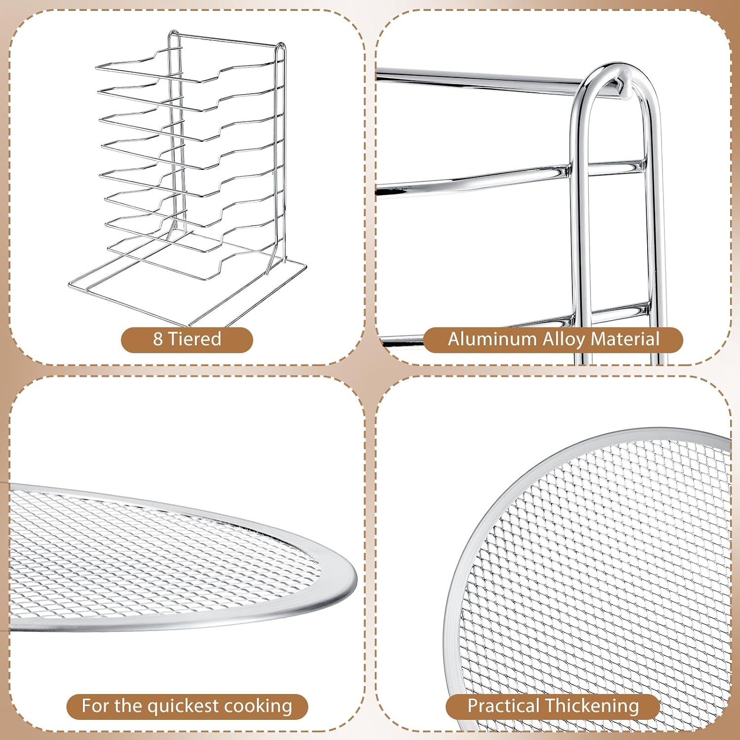Rak Pizza 8 Tingkat Dengan 8 L - Kitchen And Baking Equipment ulasan dan harga