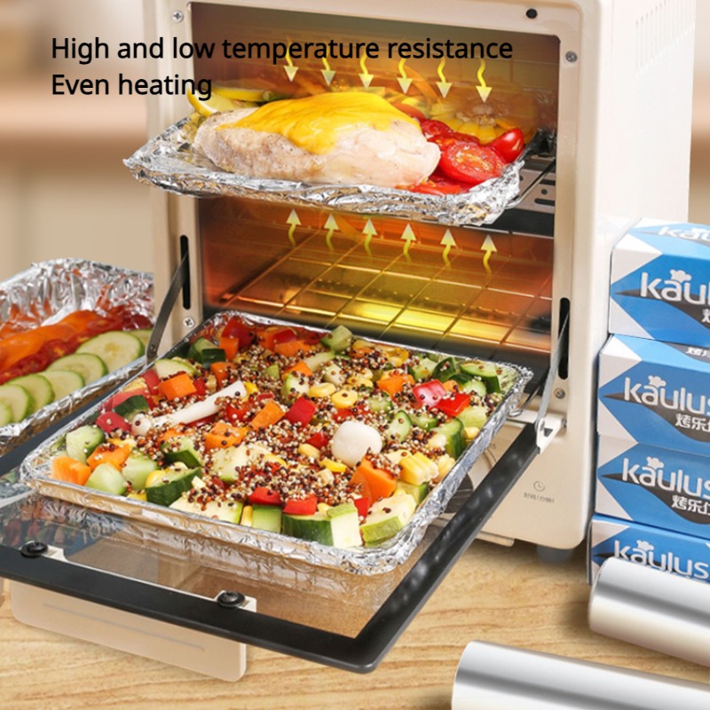 Zacwoo 10/20/40M Aluminium Foi - Kitchen Paper For Baking ulasan dan harga