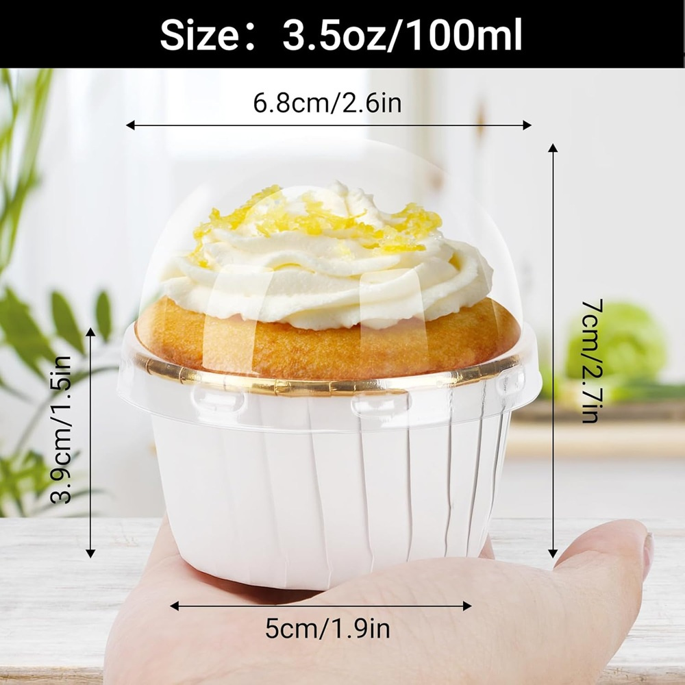 50 Buah Cangkir Muffin Kertas  - Kitchen Paper For Baking ulasan dan harga