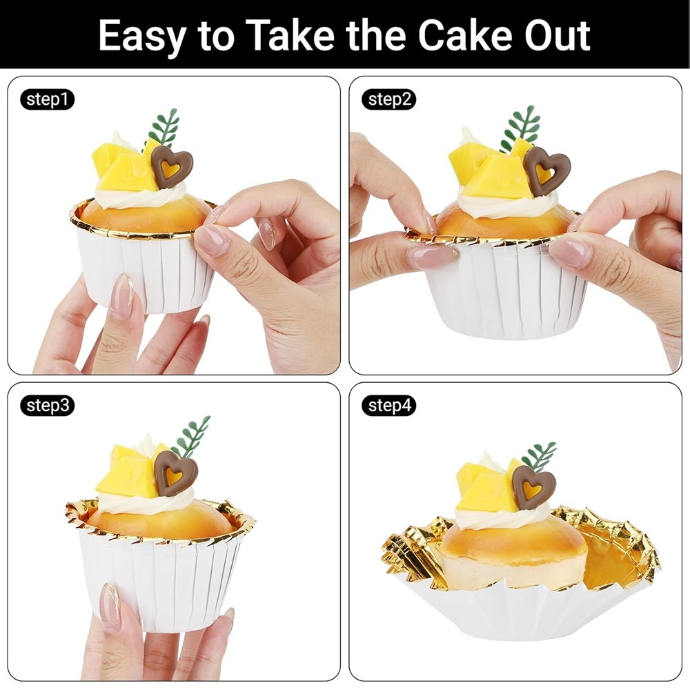50 Buah Cangkir Muffin Kertas  - Kitchen Paper For Baking ulasan dan harga