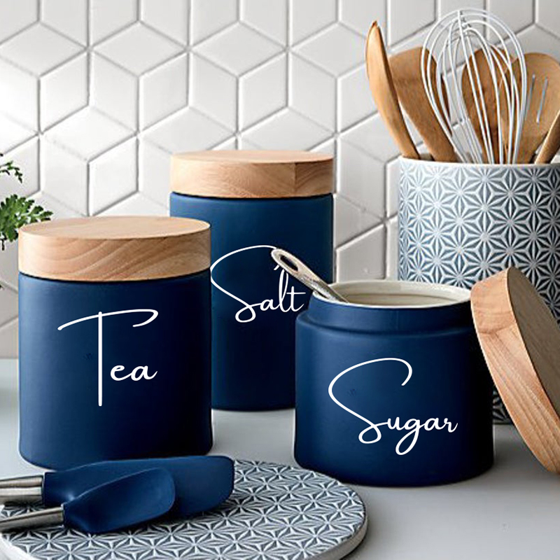 8 buah dekorasi label tabung d - Kitchen Baking Organization ulasan dan harga