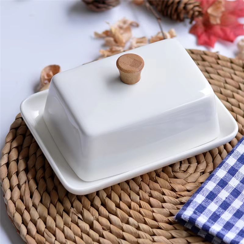 A20F- Tempat Mentega Dengan Tu - Kitchen Baking Organization ulasan dan harga