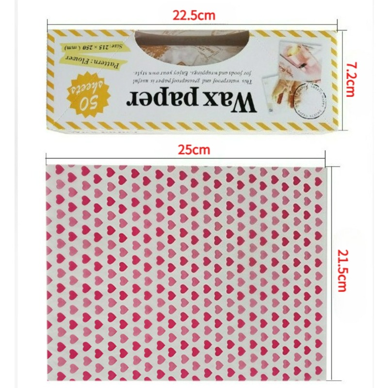 50 Lembar Kertas Anti Minyak F - Kitchen Paper For Baking ulasan dan harga