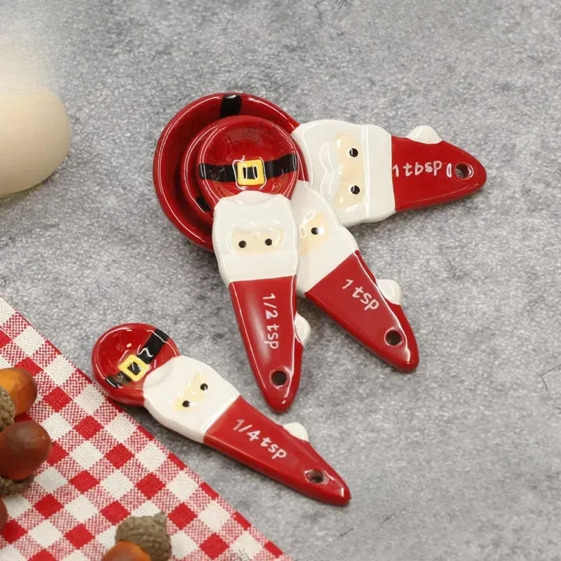 Set sendok ukur Natal 4 buah,  - Kitchen Baking Store ulasan dan harga