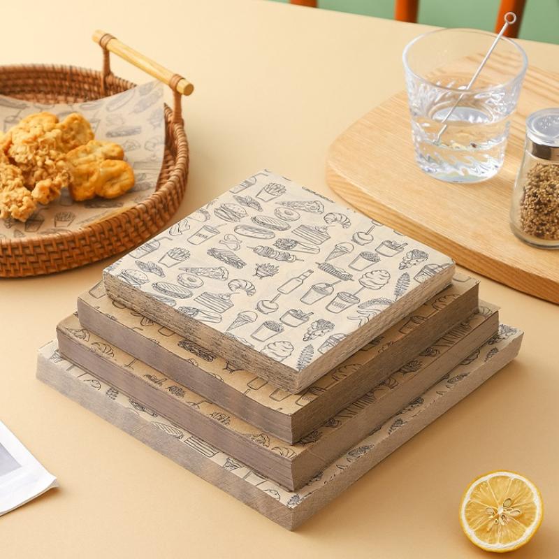100 lembar Kertas Pembungkus M - Kitchen Paper For Baking ulasan dan harga