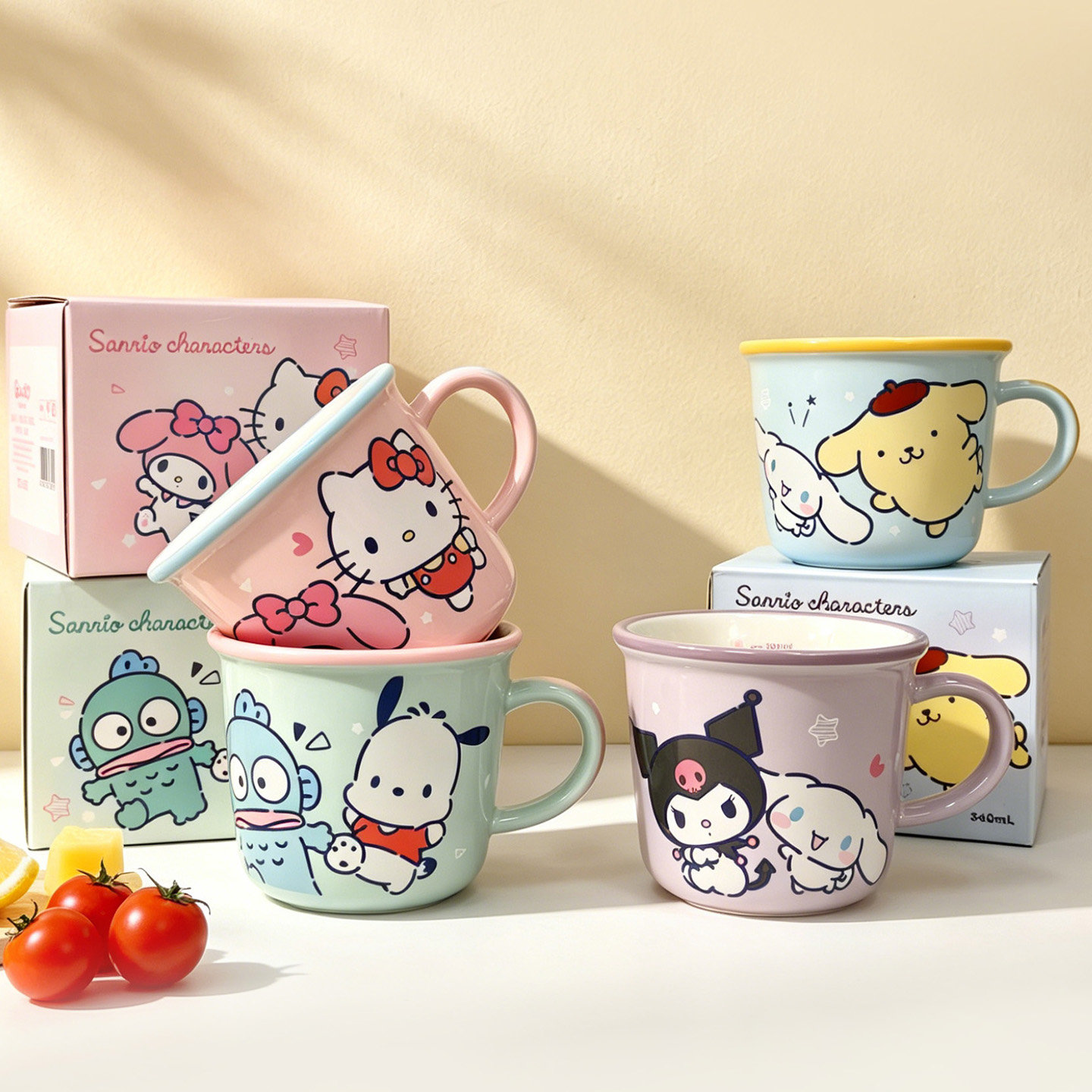 310Ml Set Cangkir Keramik Kart - Kitchen Baking Gifts ulasan dan harga