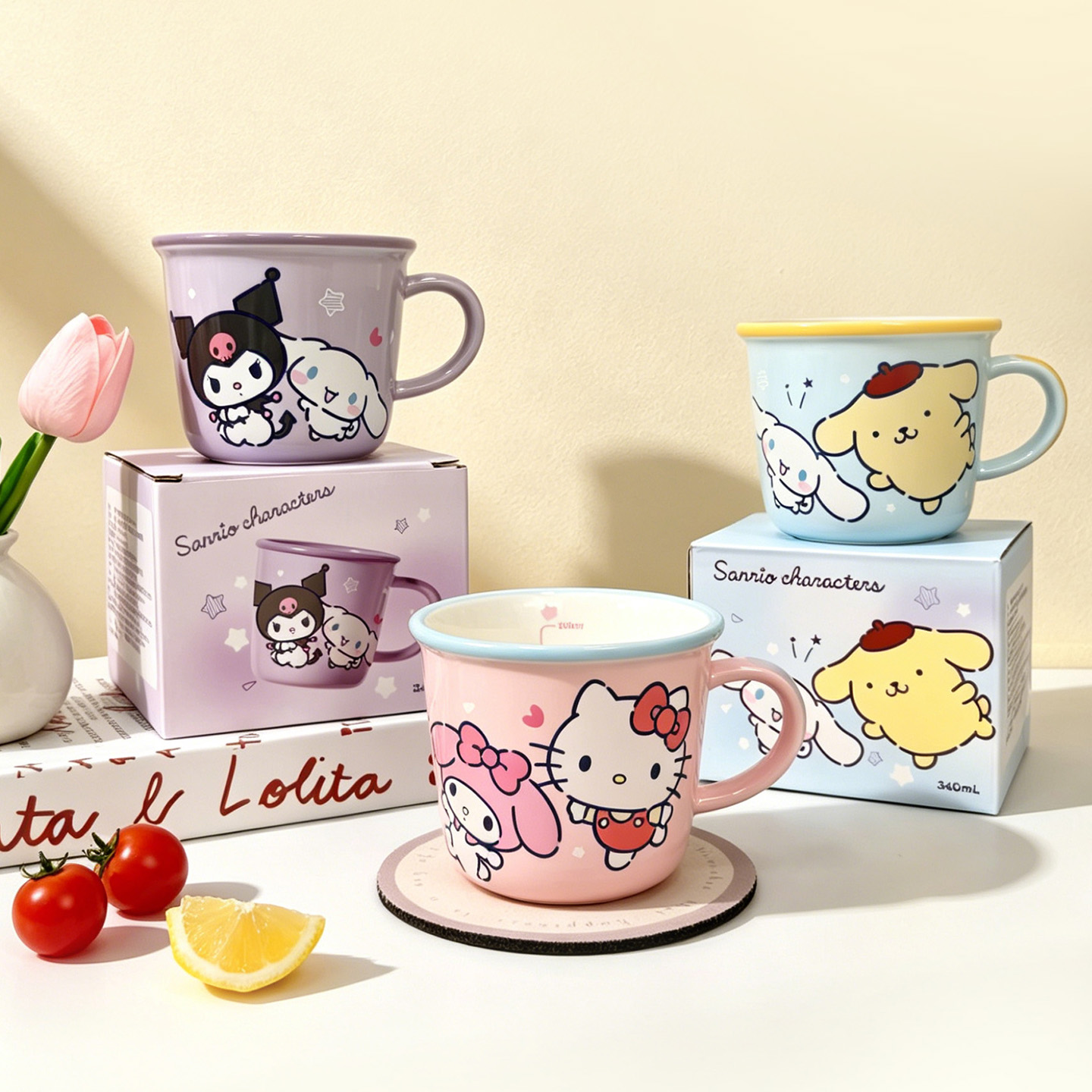 310Ml Set Cangkir Keramik Kart - Kitchen Baking Gifts ulasan dan harga