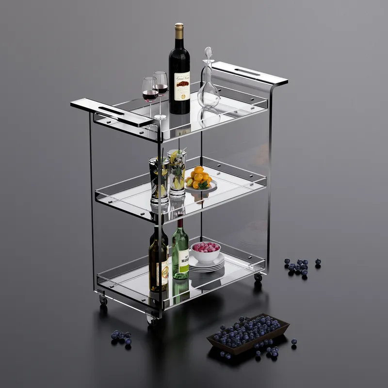 Troli Dapur Modern 3 Tingkat d - Kitchen Baking Organization ulasan dan harga