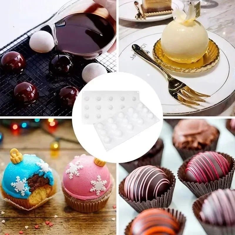 Cetakan silikon bola 3D untuk  - Kitchen Baking Store ulasan dan harga