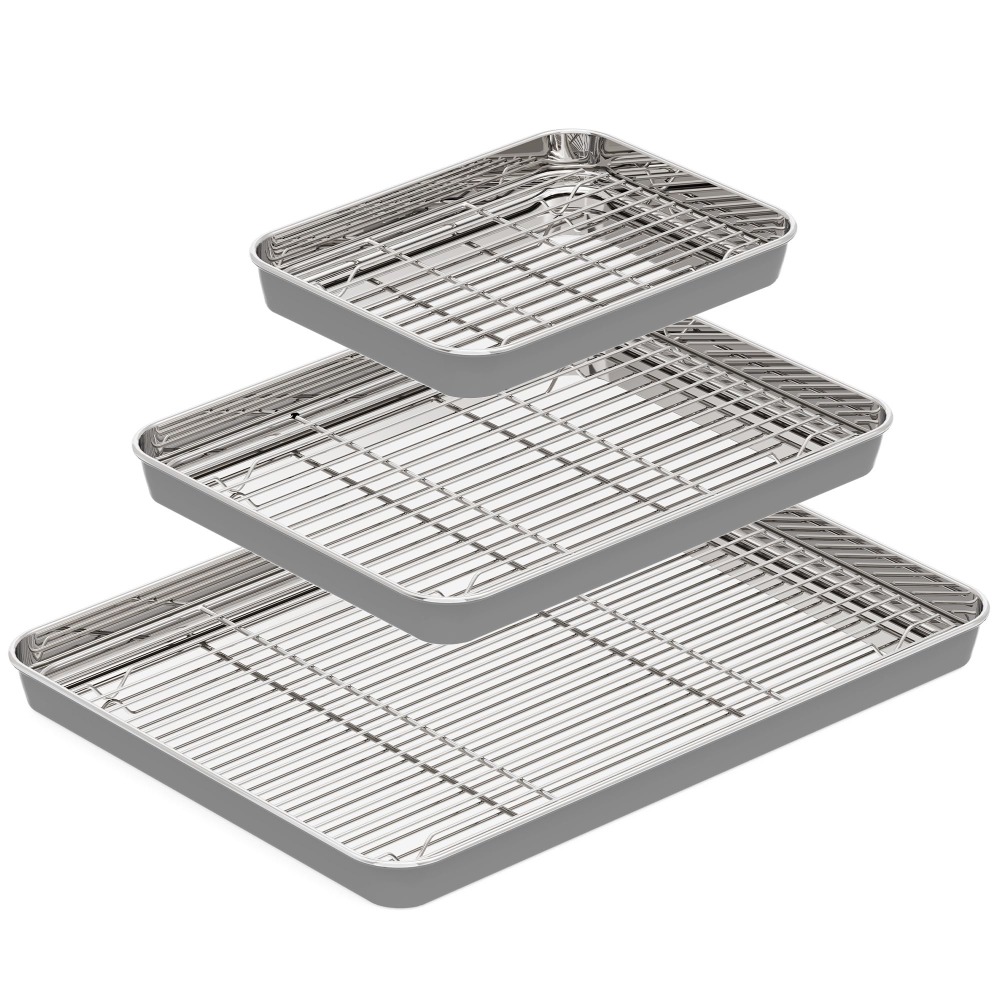 Loyang Panggang Stainless Stee - Cooling Rack Wire ulasan dan harga