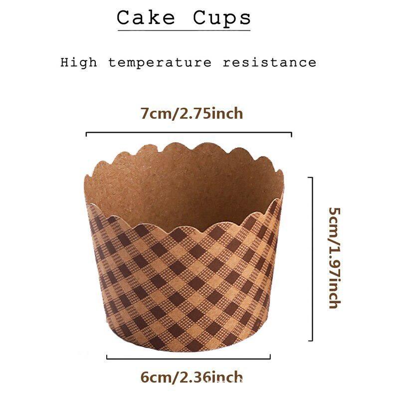 50 buah/pak pembungkus cangkir - Kitchen Paper For Baking ulasan dan harga