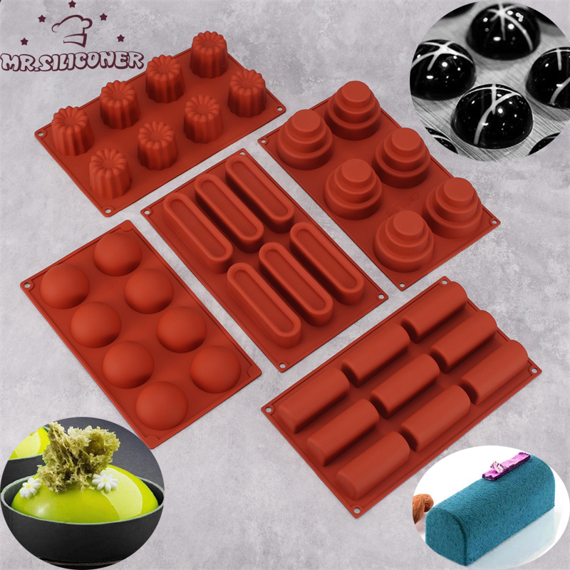 Cetakan silikon bulat setengah - Kitchen Baking Store ulasan dan harga