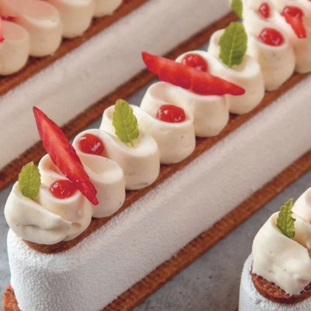 Cetakan Kue Mousse Silikon Bar - Kitchen Baking Items ulasan dan harga