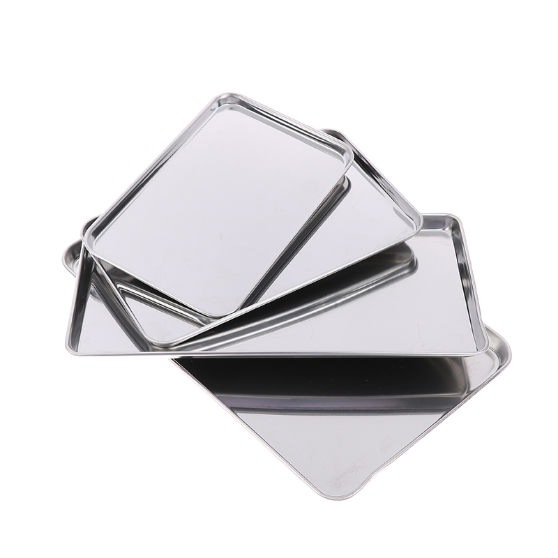 Nampan baja anti karat, 1 buah - Kitchen Baking Tray Organiser ulasan dan harga