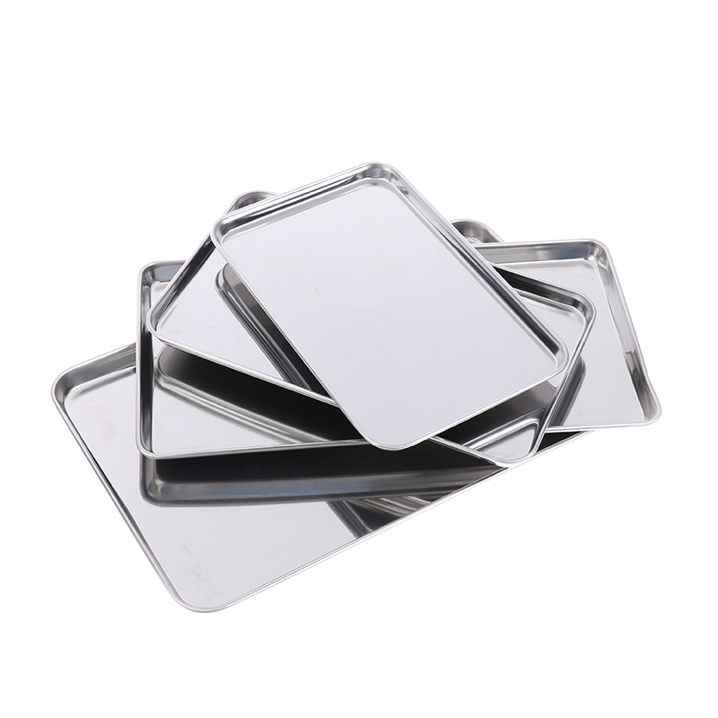 Nampan baja anti karat, 1 buah - Kitchen Baking Tray Organiser ulasan dan harga