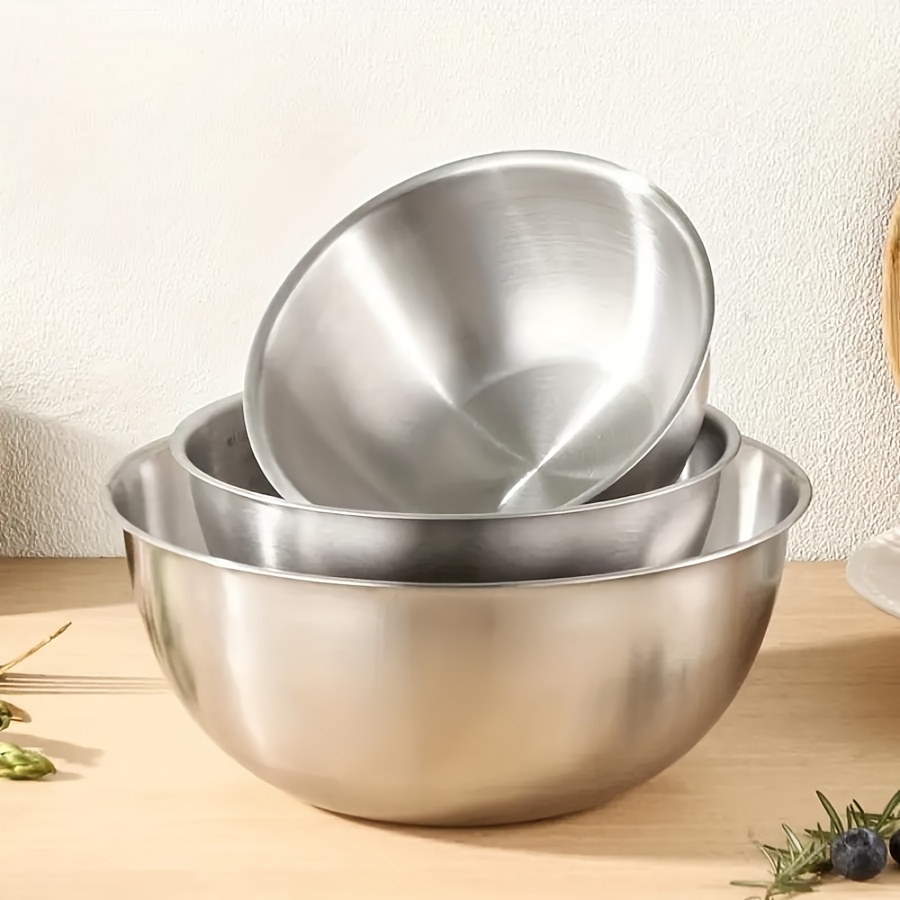 3 Buah Set Mangkuk Salad Baja  - Kitchen Baking Store ulasan dan harga
