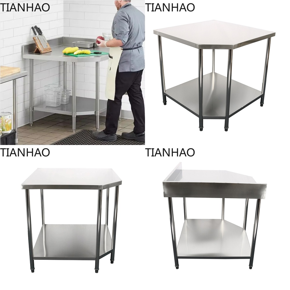 Meja Kerja Komersial Stainless - Kitchen With Baking Station ulasan dan harga