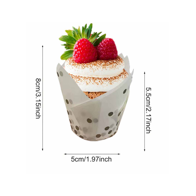 50 Buah/100 Buah Cangkir Kue T - Kitchen Paper For Baking ulasan dan harga