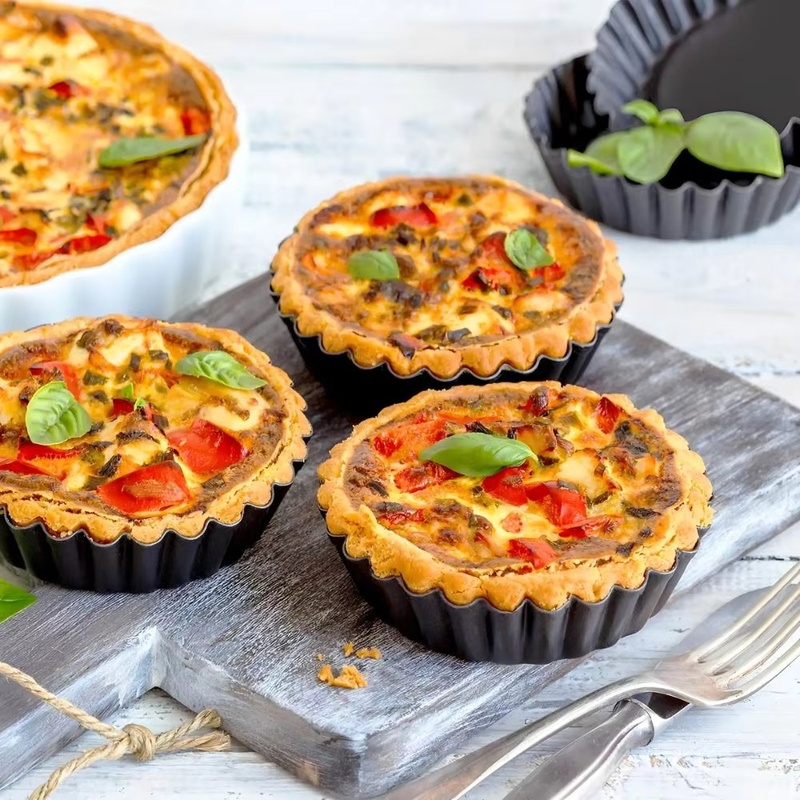 1pc Loyang Tart Beralur dengan - Kitchen Baking Items ulasan dan harga