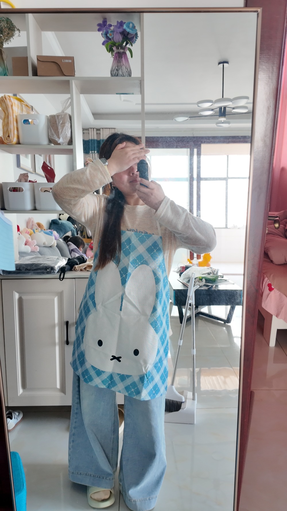 Miffy Kawaii Apron Kain Tahan  - Kitchen Baking Store ulasan dan harga